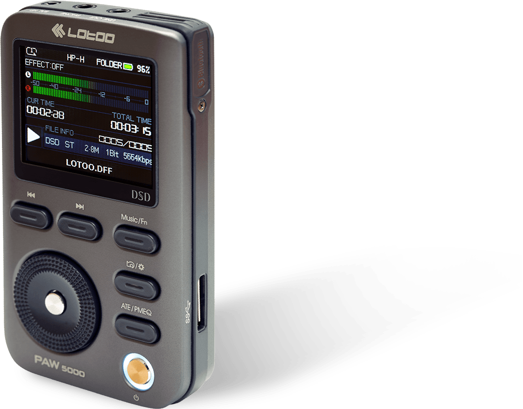 Amazon.co.jp: LOTOO PAW5000 MKII Bluetooth HiFi ポータブル